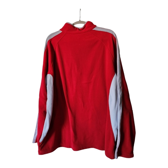 NWT 2013 America's Cup San Francisco Fleece 3/4 Zip Pullover Red/Grey XXL Sail - Picture 3 of 6